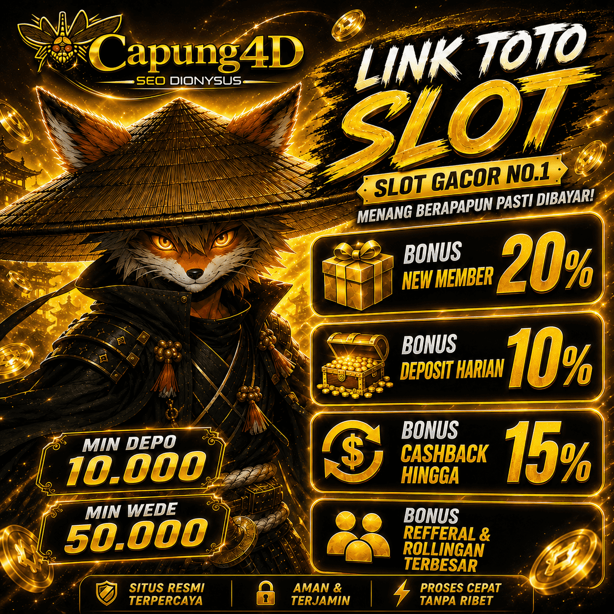 CAPUNG4D - Akses Utama Resmi Link Toto Slot & Bandar Bola Terpercaya No. 1 Di Asia